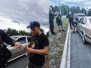 Podezřelý motorista upoutal pozornost policie tím, že se přehnaně snažil být nenápadný