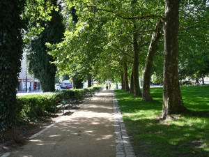 Parkové cesty v sadovém okruhu dostaly nový povrch za 1,2 milionu korun