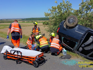 Osobák přerazil strom