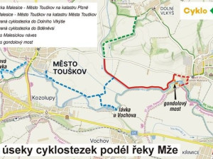 Atrakce i levnější řešení než lávka, řeku Mži překlene unikátní transbordér