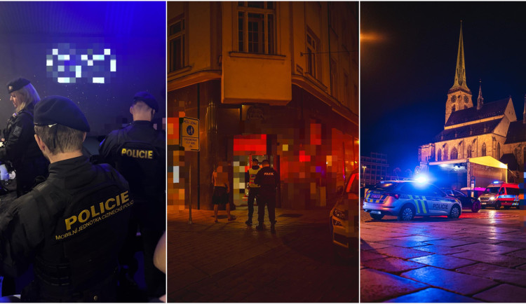 Noční razie v centru, policisté prověřili stovky cizinců a rozdali velké pokuty