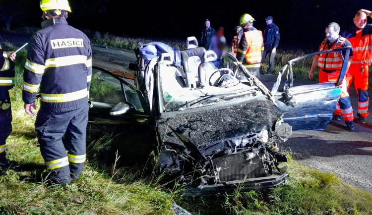 Tragická nehoda vozu značky Mercedes na Plzeňsku
