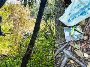 Další cizinec pytlačil s prutem na břehu vyhlášeného chovného rybníka