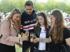 Habrmannovo náměstí ožívá slavnostmi vína. Kromě vín a sektů láká také na burčák
