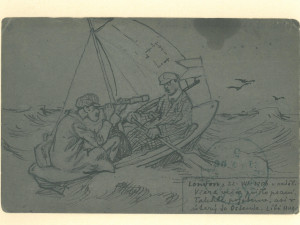 Nová výstava zachycuje dojmy z cest kreslíře Huga Boettingera z Plzně