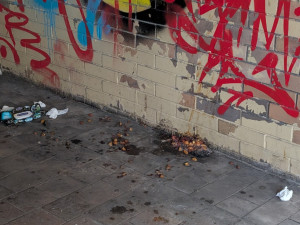 Uzavřený podchod hrůzy stále láká podivné existence, letos tam byla i mrtvola