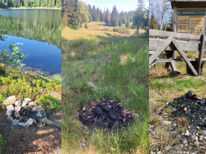 Lidé rozdělávají desítky nelegálních ohnišť v NP Šumava. Riskují obří požáry
