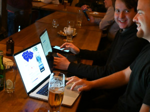 volební štáb SPOLU v Plzni