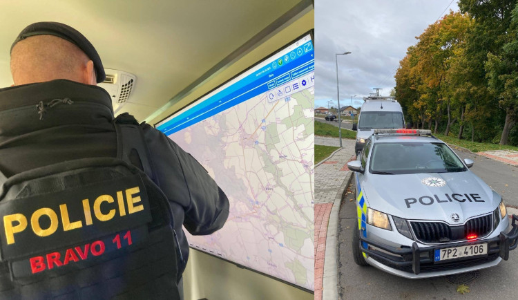 Policie pátrala po studentovi ze země i ze vzduchu