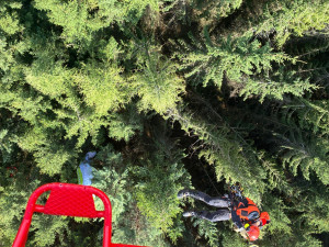 Záchrana paraglidisty v srpnu letošního roku, foto: LZS AČR