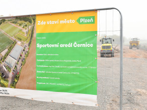 Město začalo budovat v okrajové části sportovní areál za 48 milionů korun