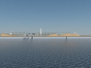 Pláž Ostende dostane tři nová mola, poslouží i pro opalování a relaxaci