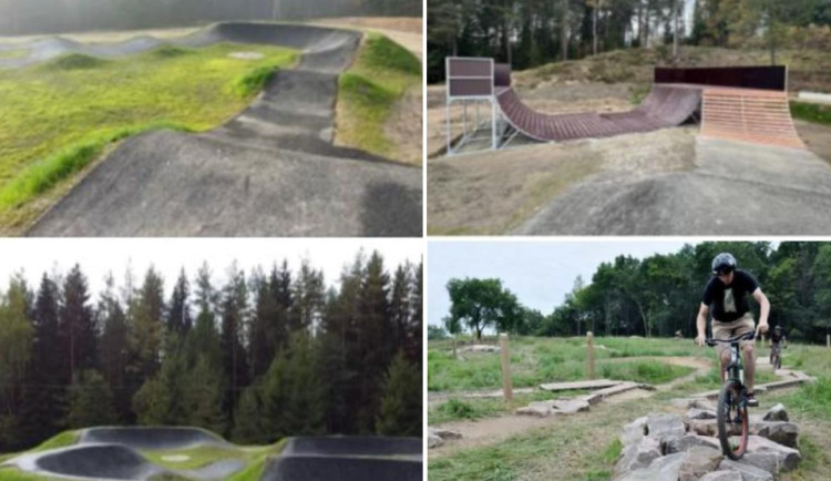 Nejdek na Karlovarsku dokončí nový sportovní areál s pumptrackem do konce října