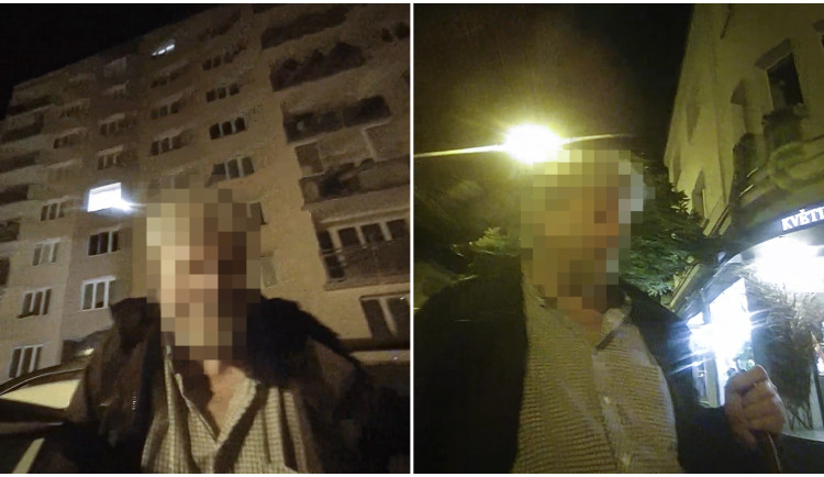 Slepému muži se vybila navigace, zůstal zmatený upřed ulic nočního města