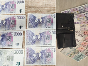 Poctiví nálezci odevzdali hned dvě ztracené peněženky plné peněz