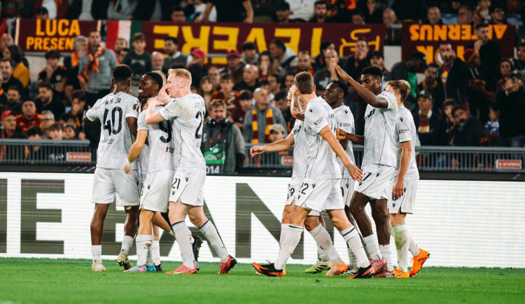 Fotbalisté Plzně vyhráli v Římě nad AS 2:1 a v Evropské lize zůstali neporaženi