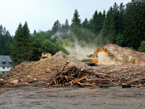 Demolice hotelu byla rychlá
