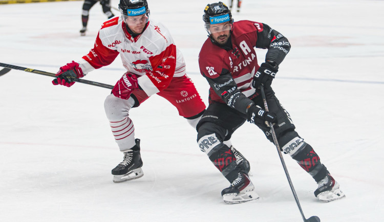Hokejisté Sparty vyhráli v Olomouci 4:1, dva góly vstřelil Shore