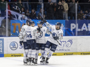 Hokejisté Plzně vyhráli v Kladně 2:1 a uspěli venku popáté za sebou
