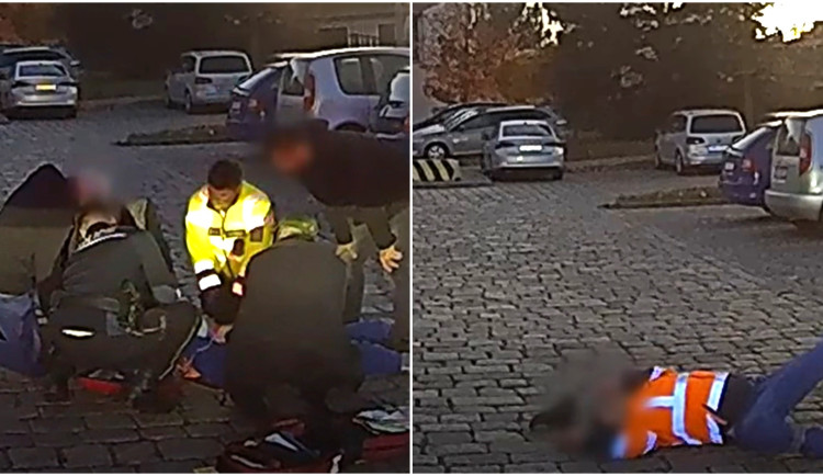 VIDEO: Policisté díky shodě náhod zachránili život muži s masivním infarktem