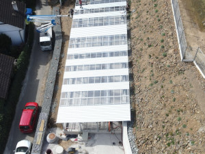 Takto vypadaly práce na rozšíření a modernizaci záchranné stanice