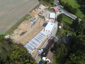 Takto vypadaly práce na rozšíření a modernizaci záchranné stanice