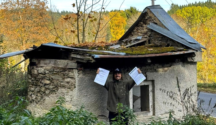 Ruina šumavské kaple se dočká obnovy, za nápadem stojí nadšenec Richard Brož