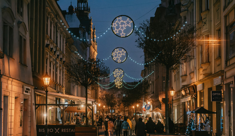 Plzeň v předvánoční době