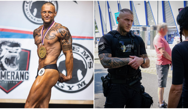 První závod a hned vítězství, sympatický strážník zabodoval na soutěži Golem Classic