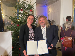 Pavel Hubený společně s Ursulou Schuster ředitelkou NP Bavorský les. Foto Annette Nigl