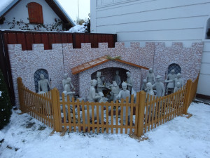 Cementový betlém chodí pravidelně obdivovat desítky lidí, dostal se i do knihy rekordů