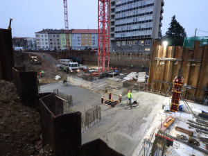 Základová deska dvou věží Sisters je hotová, pohltila přes 5 000 tun materiálu