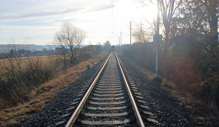 Nehoda na železniční trati u Blovic na Plzeňsku