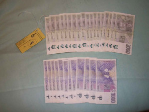 Věci zajištěné při domovních prohlídkách