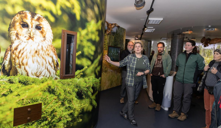 Infocentrum Kvilda po proměně. Šumavskou přírodu přibližují nové technologie