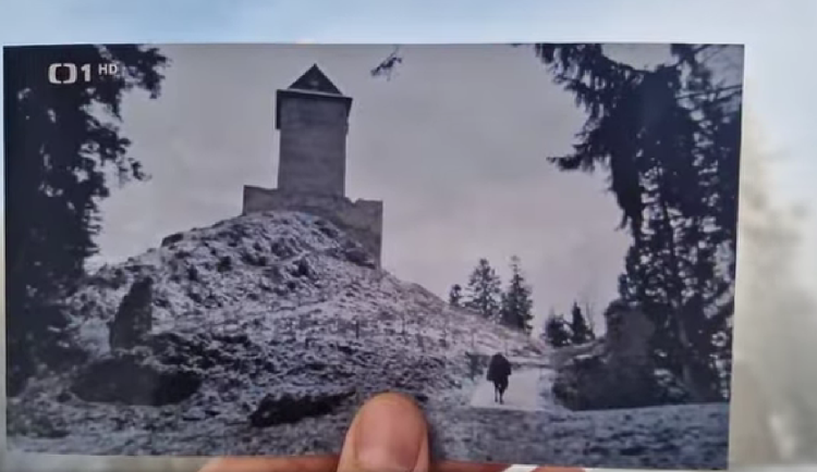 Srovnávací video nadšence ze Šumavy ukazuje místa, kde se natáčel oblíbený Anděl Páně