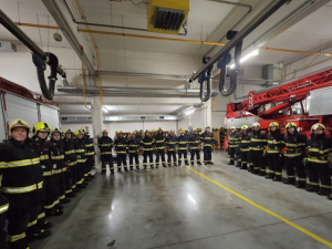 Symbolický požár na rozloučenou. Úspěšný velitel tachovských hasičů odešel do civilu