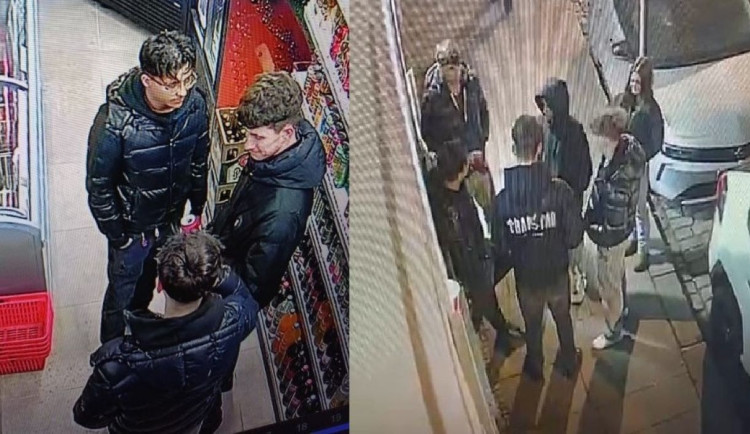 Policie hledá aktéry surového napadení na ulici. Zveřejnila snímky z kamer