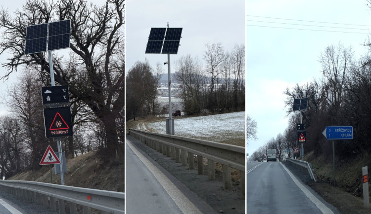 Sloupy s kamerami znervóznily řidiče. Objevily se na známém úseku silnice I/20