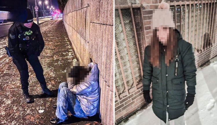 Na ulici našli sedět dvě na kost promrzlé dívky. Jedna nemluvila, druhá jen plakala