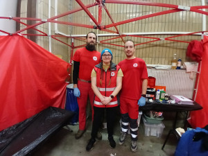 Nouzové nocležiště využily stovky bezdomovců, zdravotnicí provedli přes tisíc výkonů