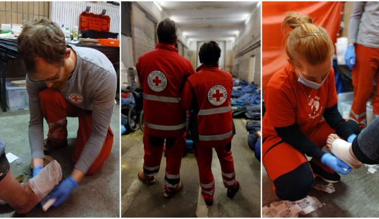 Nouzové nocležiště využily stovky bezdomovců, zdravotnicí provedli přes tisíc výkonů