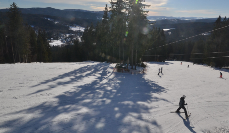 Na šumavském Špičáku jsou upravené všechny sjezdovky kromě černých Šancí