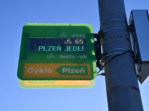 Obrovský provoz na cyklostezkách v Plzni. Sčítače zaznamenaly statisíce průjezdů za rok