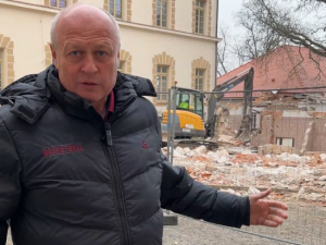 Strosta Rudolf Salvetr na radničním dvorku