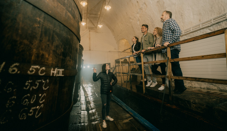 Návštěvníci v pivovaru Plzeňský Prazdroj