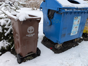 Hnědé popelnice na bioodpad brzy zmizí, naopak přibudou velkoobjemové kontejnery