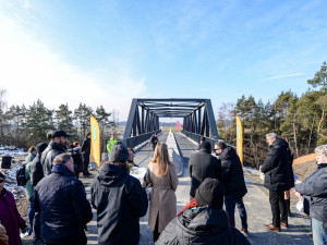 Slavnostní zahájení provozu na nové lávce