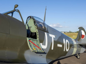 Létal na něm plzeňský pilot u RAF, Spitfire v perfektním stavu je teď na prodej