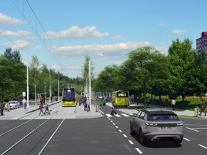 Radní odklepli stavbu nové tramvajové trati, původně se s ní počítalo už před rokem 1989